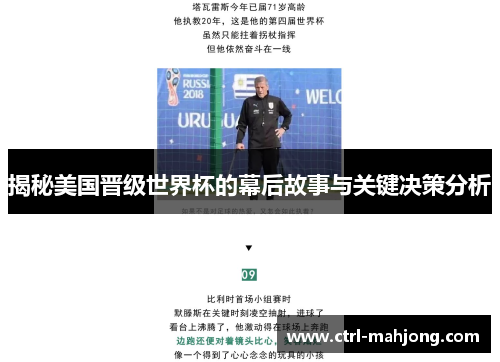 揭秘美国晋级世界杯的幕后故事与关键决策分析 揭秘美国晋级世界杯的幕后故事与关键决策分析