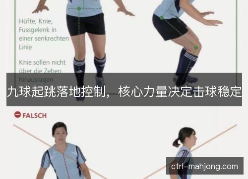 九球起跳落地控制，核心力量决定击球稳定